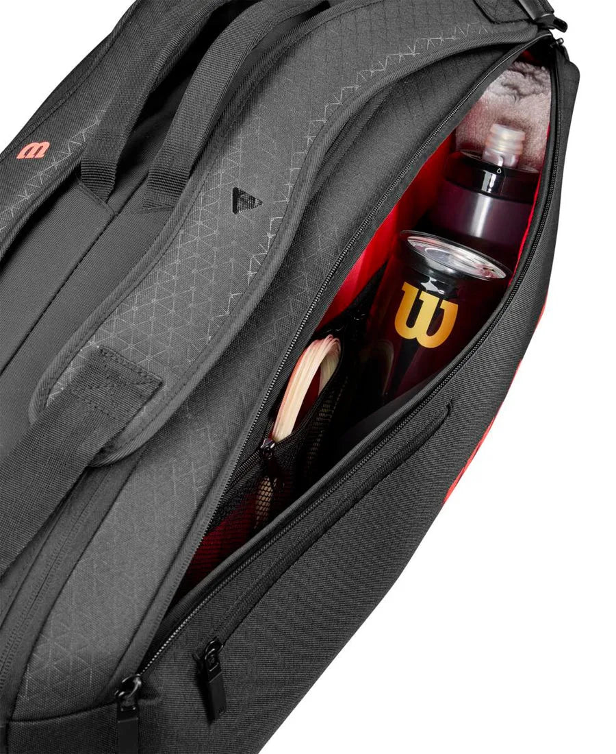 CLASH V3 6PK RACQUET BAG BLACK/Infrared