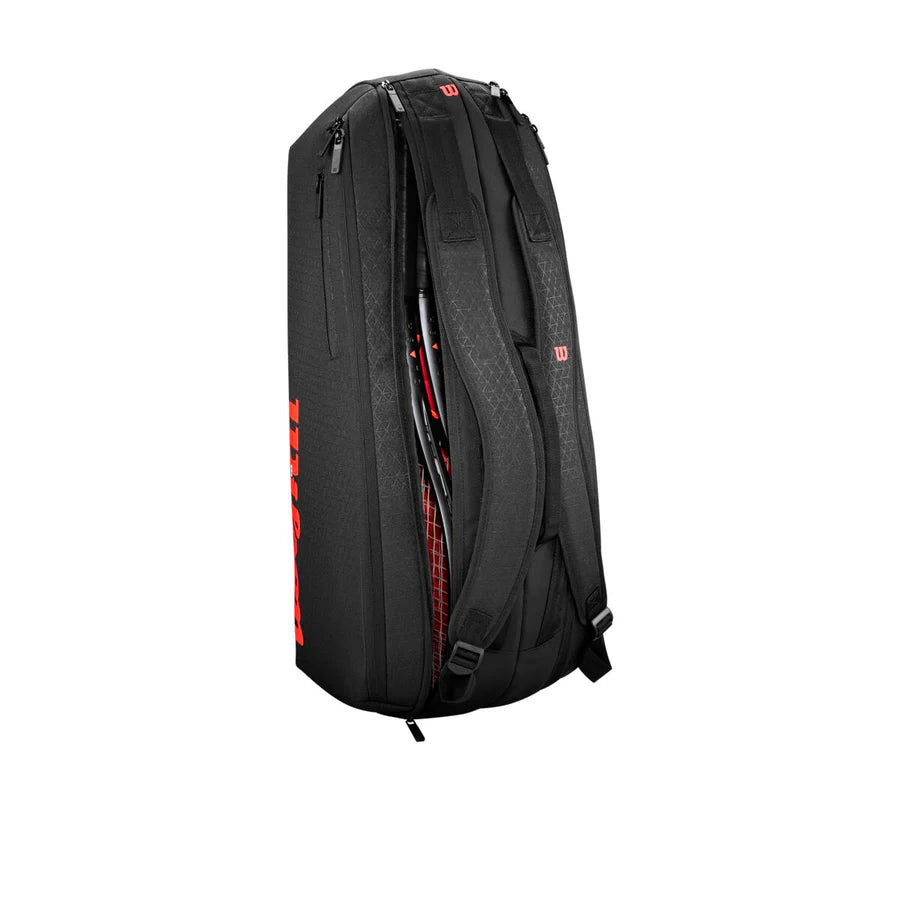 CLASH V3 6PK RACQUET BAG BLACK/Infrared